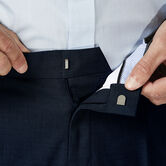 J.M. Haggar Dress Pant - Sharkskin, Dark Navy view# 4