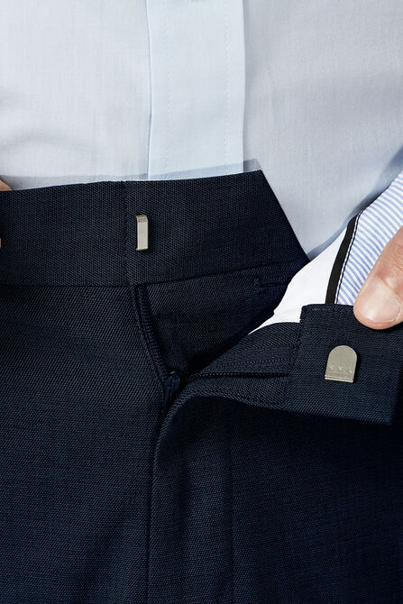 J.M. Haggar Dress Pant - Sharkskin, Dark Navy view# 4