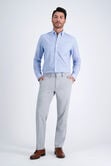 Premium Comfort Dress Shirt - Bright Blue Plaid,  view# 3
