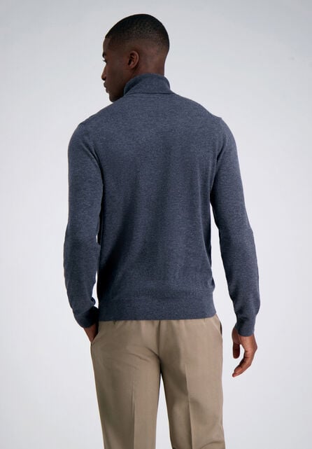 Long Sleeve Turtleneck Sweater, Charcoal Htr