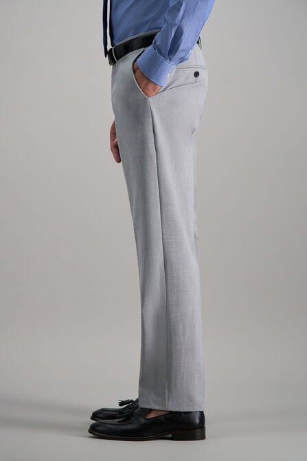 J.M. Haggar 4-Way Stretch Dress Pant, Light Grey view# 5