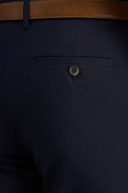 J.M. Haggar Premium Stretch Suit Pant - Flat Front, Dark Navy view# 2