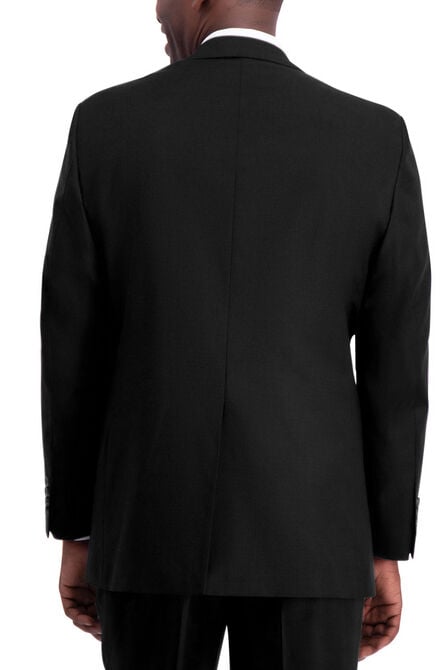 J.M. Haggar Texture Weave Suit Jacket, Black view# 2