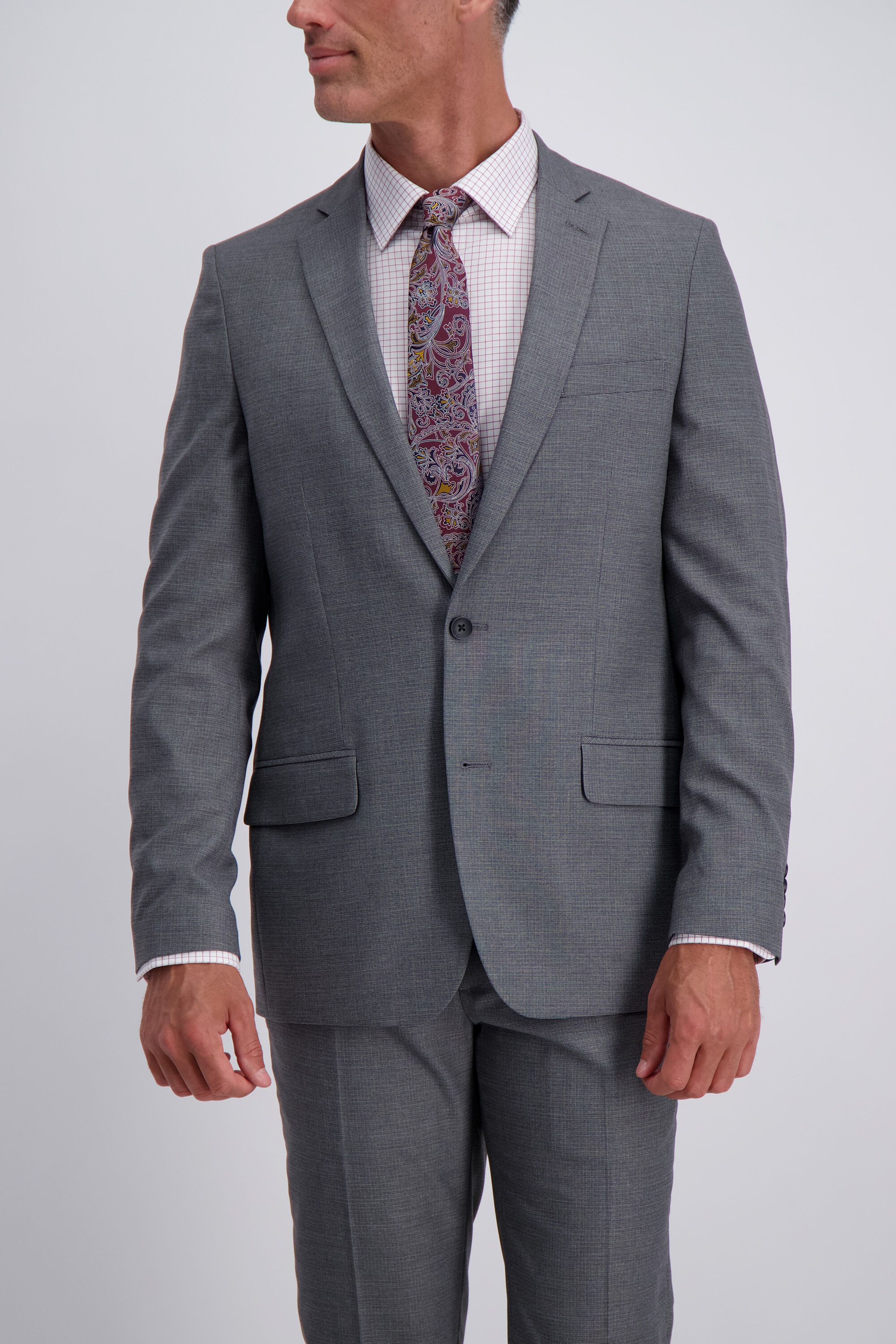J.M. Haggar Suit Separates Subtle Grid