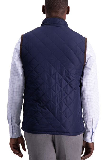 Diamond Quilted Vest, Midnight view# 2