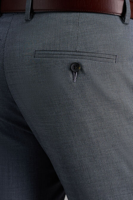 J.M. Haggar Medium Glen Plaid Suit Pant, Chambray view# 2