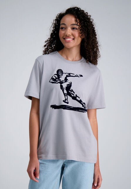 Pro Football Hall of Fame X Haggar - Vintage Player Graphic Tee, Silver