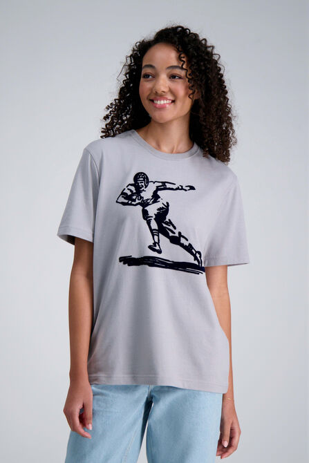 Pro Football Hall of Fame X Haggar - Vintage Player Graphic Tee,  Silver #41 view# 2