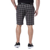 Big &amp; Tall Cool 18&reg; Pro Pinstripe Plaid Short, Black view# 3