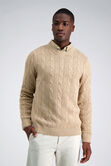 Long Sleeve Crewneck, Camel view# 1