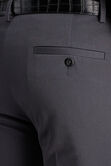 Wrinkle Free Performance Khaki Pant, Dark Grey view# 2