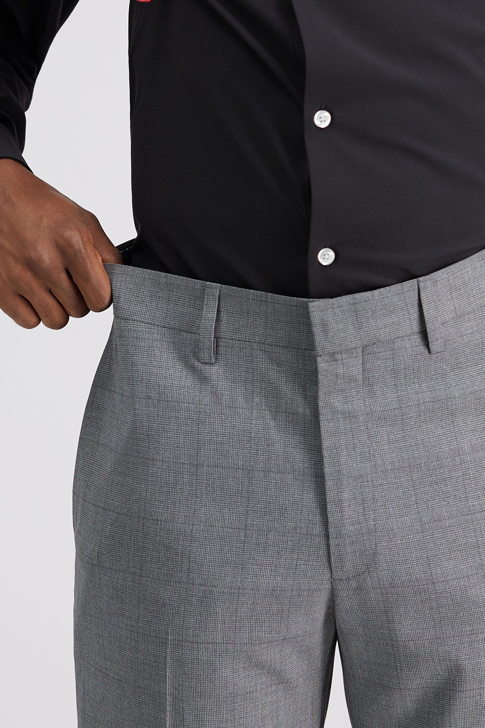 J.M. Haggar Glen Plaid Suit Pant