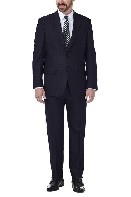 J.M. Haggar Deco Grid Suit Jacket, Navy view# 1