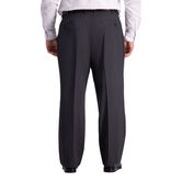 Big &amp; Tall J.M. Haggar 4-Way Stretch Suit Pant, Charcoal Htr view# 3