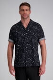 Short Sleeve Celestrial Camp Shirt, Black view# 1