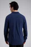 Long Sleeve Pique Shirt, Navy view# 2