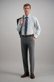 J.M. Haggar Glen Plaid Suit Pant, Med Grey view# 3