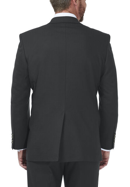 J.M. Haggar Grid Suit Jacket, Black / Charcoal