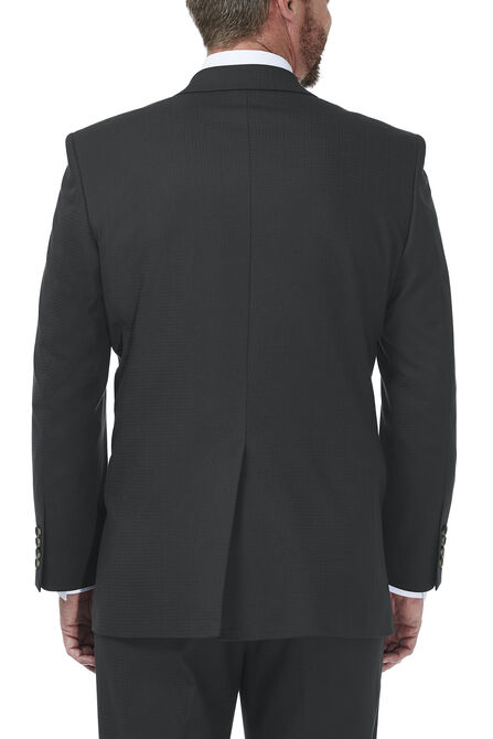 J.M. Haggar Grid Suit Jacket, Black / Charcoal view# 2