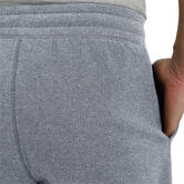 Textured Fleece Lounge Short , Light Grey view# 5