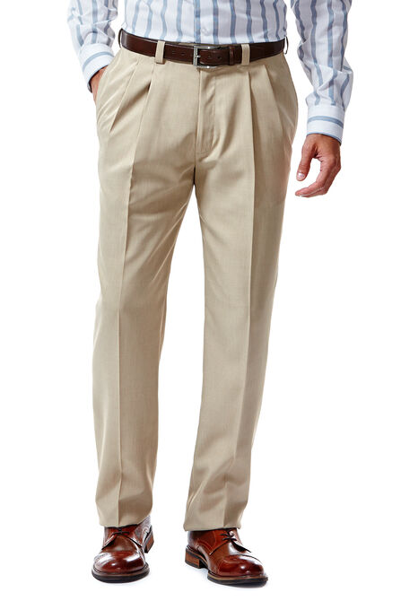 E-CLO&trade; Stria Dress Pant, Khaki view# 1