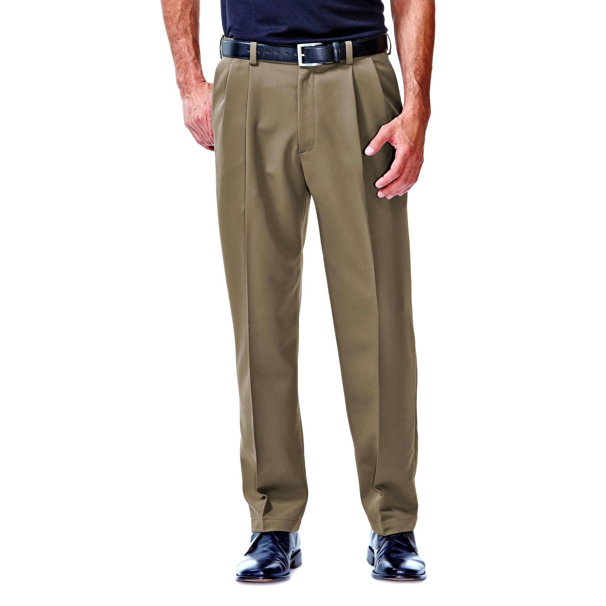 Haggar classic fit sales pleated