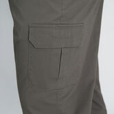 Big &amp; Tall Stretch Comfort Cargo Pant, Medium Grey view# 6
