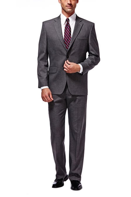 J.M. Haggar Premium Stretch Suit Jacket, Medium Brown view# 6