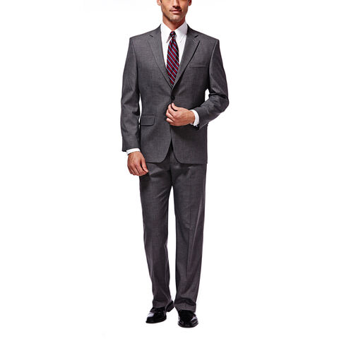 J.M. Haggar Premium Stretch Suit Jacket, Medium Grey