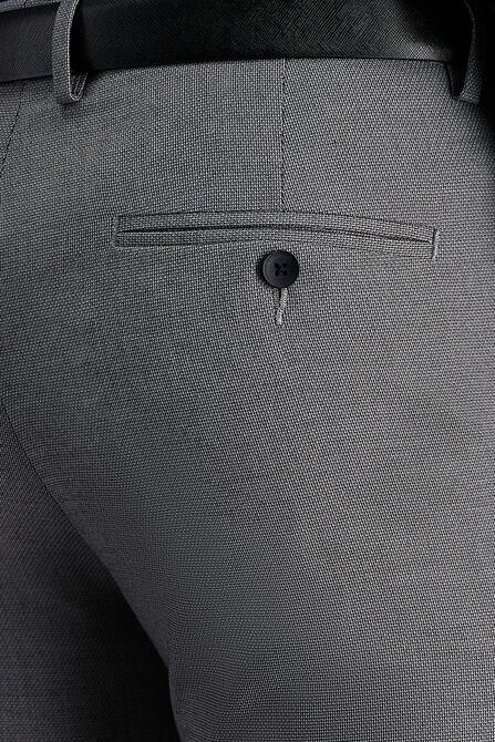J.M. Haggar Micro Dobby Suit Pant, Grey view# 2