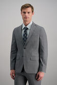 J.M. Haggar Glen Plaid Suit Jacket, Med Grey view# 3