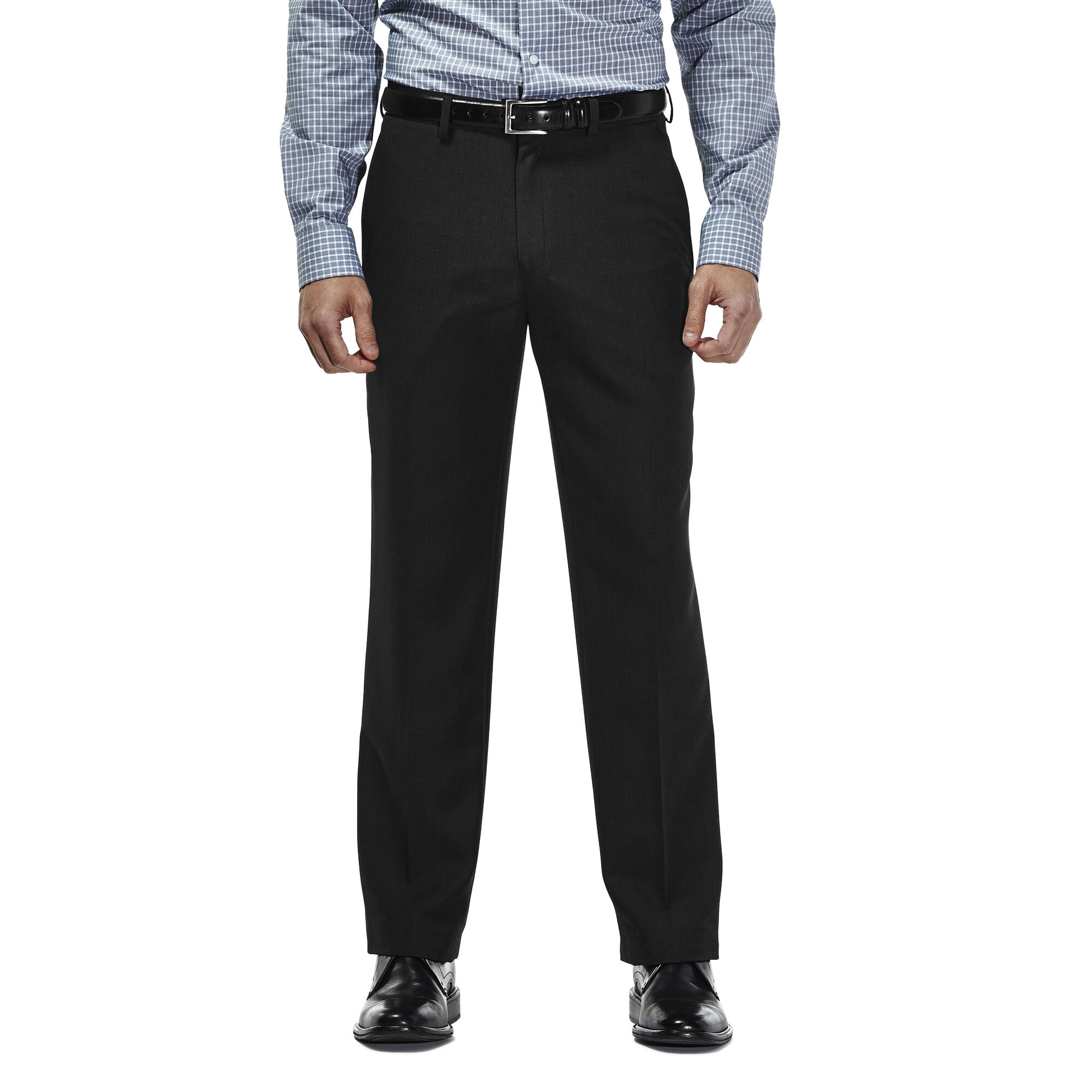 Haggar Travel Performance Suit Separates Pant Ebony (HY70268 Clothing Pants) photo