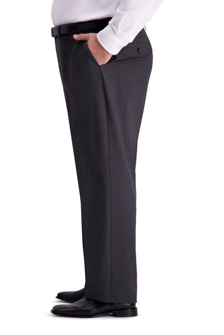 Big &amp; Tall J.M. Haggar 4-Way Stretch Suit Pant, Charcoal Htr view# 2