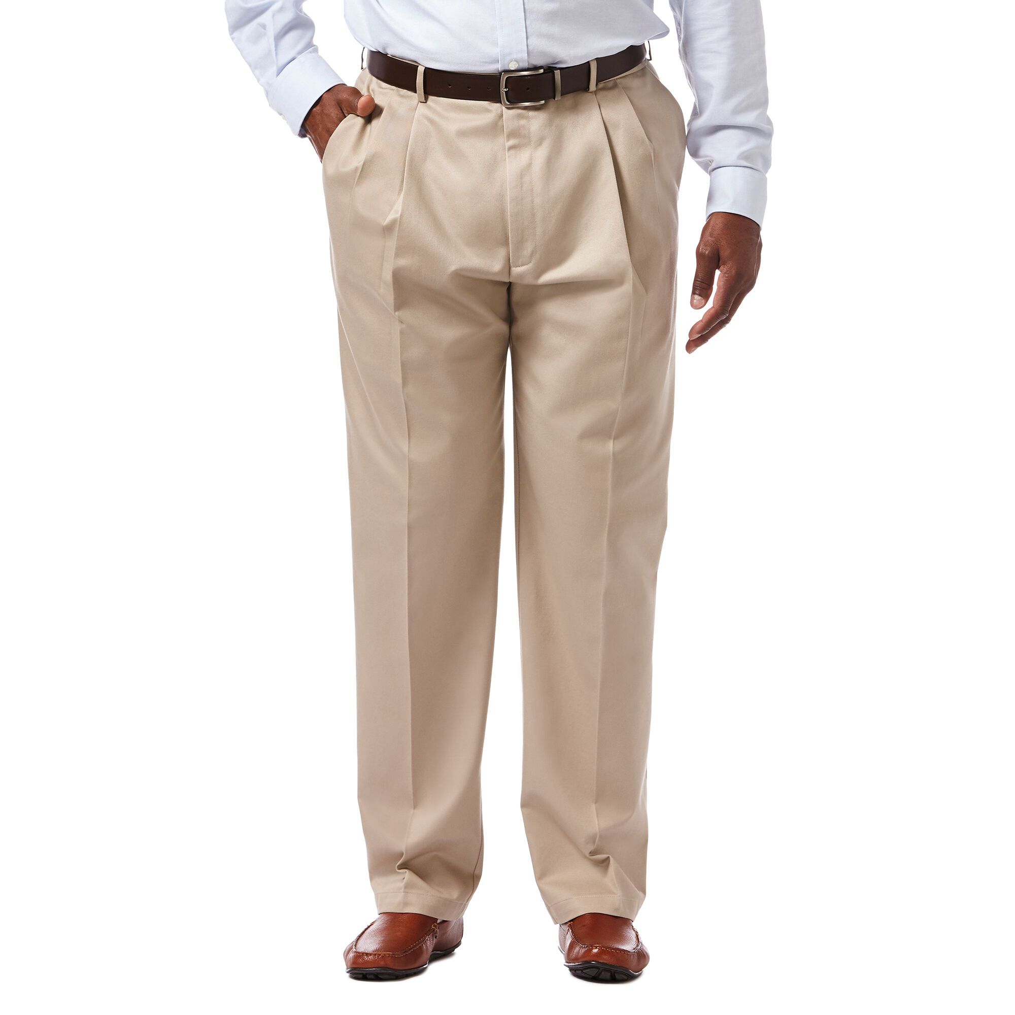 Haggar work to on sale weekend pleated pants