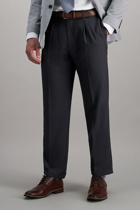 E-CLO&trade; Stria Dress Pant, Med Grey view# 1