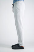 Textured Fleece Jogger Sweatpant, Light Grey view# 3