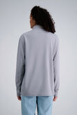 Pro Football Hall of Fame X Haggar &ndash; Long Sleeve Ribbed Quarter Zip, Silver view# 4
