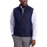 Diamond Quilted Vest, Midnight view# 1