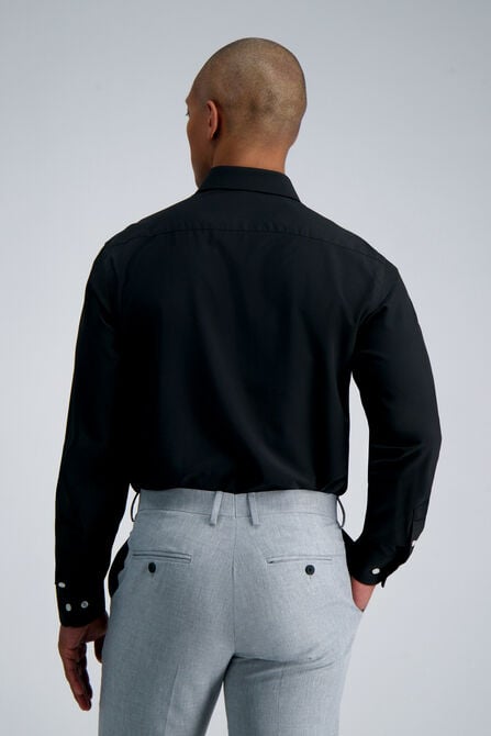 Smart Wash&reg; Dress Shirt - Black,  view# 2