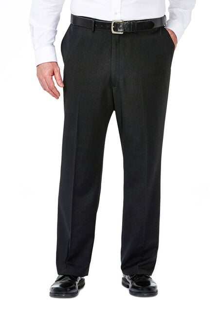 Big &amp; Tall Travel Performance Suit Separates Pant, Black / Charcoal