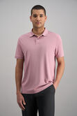 Short Sleeve Pique Polo, Pink view# 1