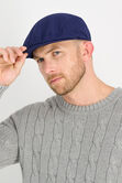 Side Seamed Flat Cap, BLUE view# 2