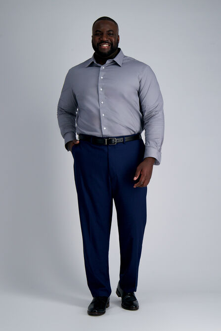 Premium Comfort Tall Dress Shirt - Charcoal, Graphite view# 3