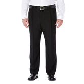 Big &amp; Tall E-CLO&trade; Stria Dress Pant, Dark Green view# 1