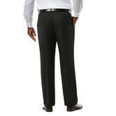 Big &amp; Tall J.M. Haggar Premium Stretch Suit Pant - Pleated Front, Black view# 3