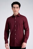 Premium Comfort Dress Shirt -  Dark Red,  view# 1
