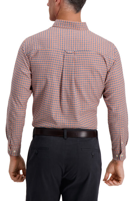 Tattersal Two Tone Dress Shirt, Potters Clay view# 2