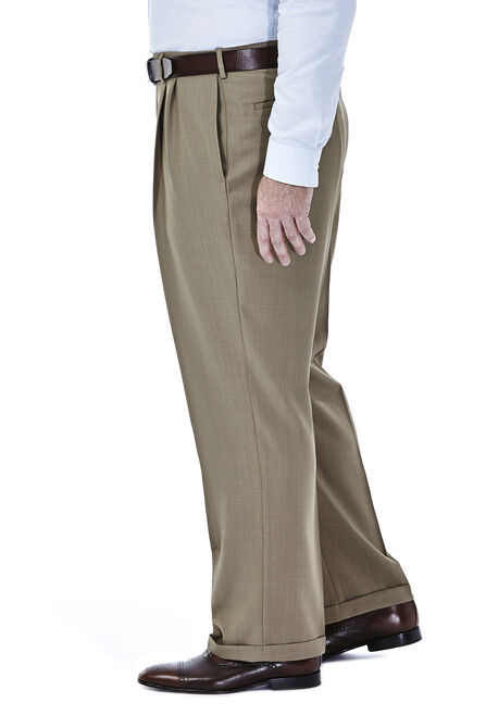 Big &amp; Tall E-CLO&trade; Stria Dress Pant, Taupe view# 2