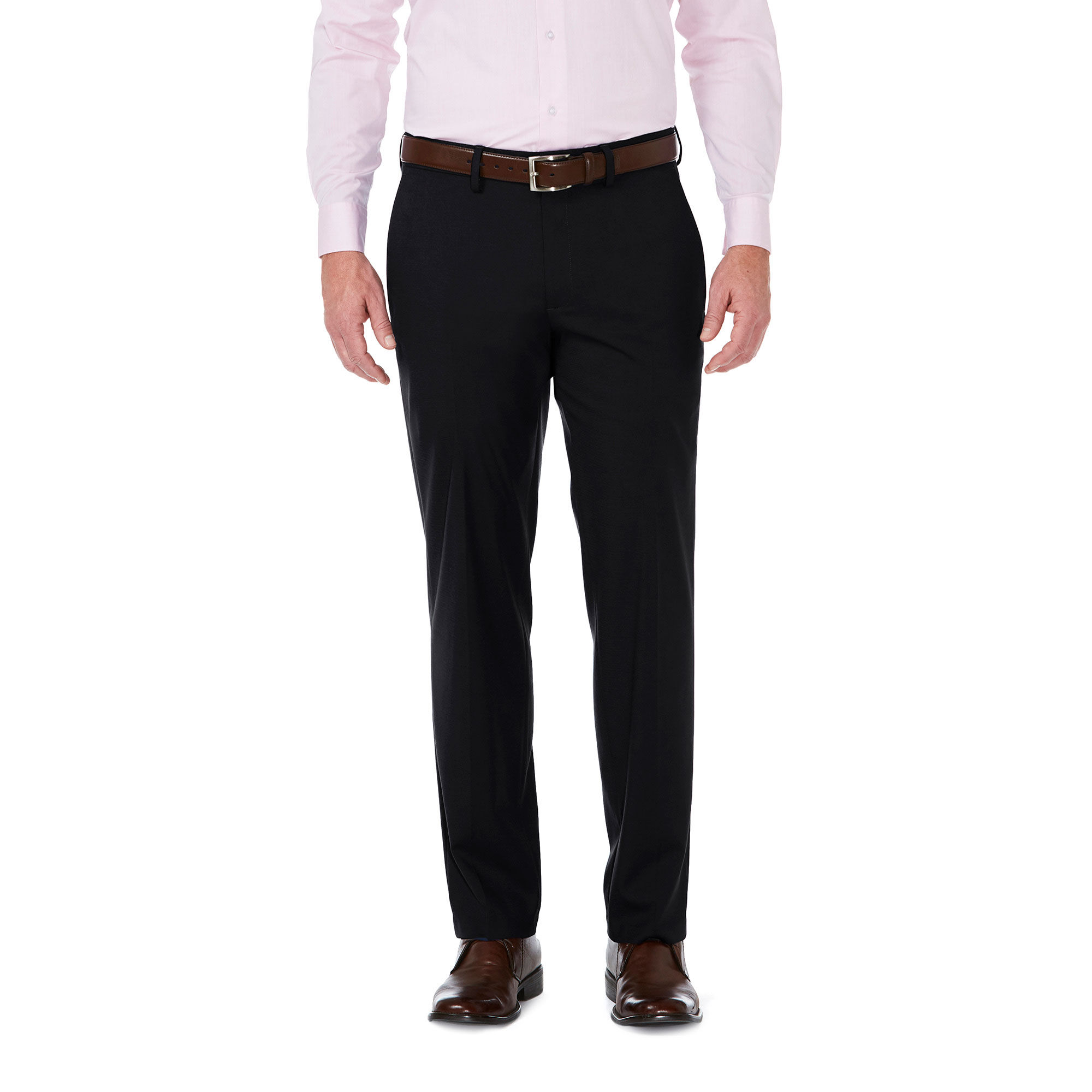 J.M. Haggar Premium Stretch Shadow Check Suit Pant Black (HY70274 Clothing Pants) photo