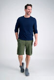Stretch Cargo Short with Tech Pocket, Olive view# 1